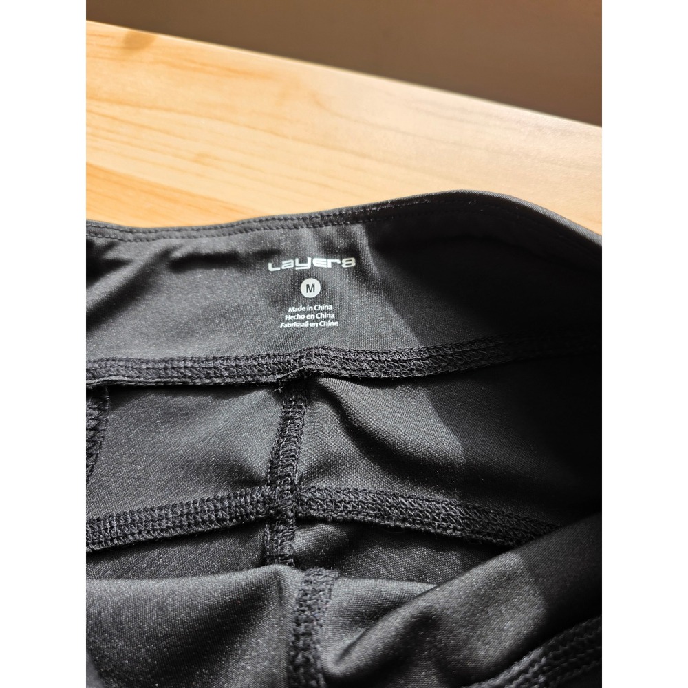 Layer 8 Girls Fit and Flow Pant Black Size M Luxury Stretch Quick Dry LYG013 - Picture 5 of 5
